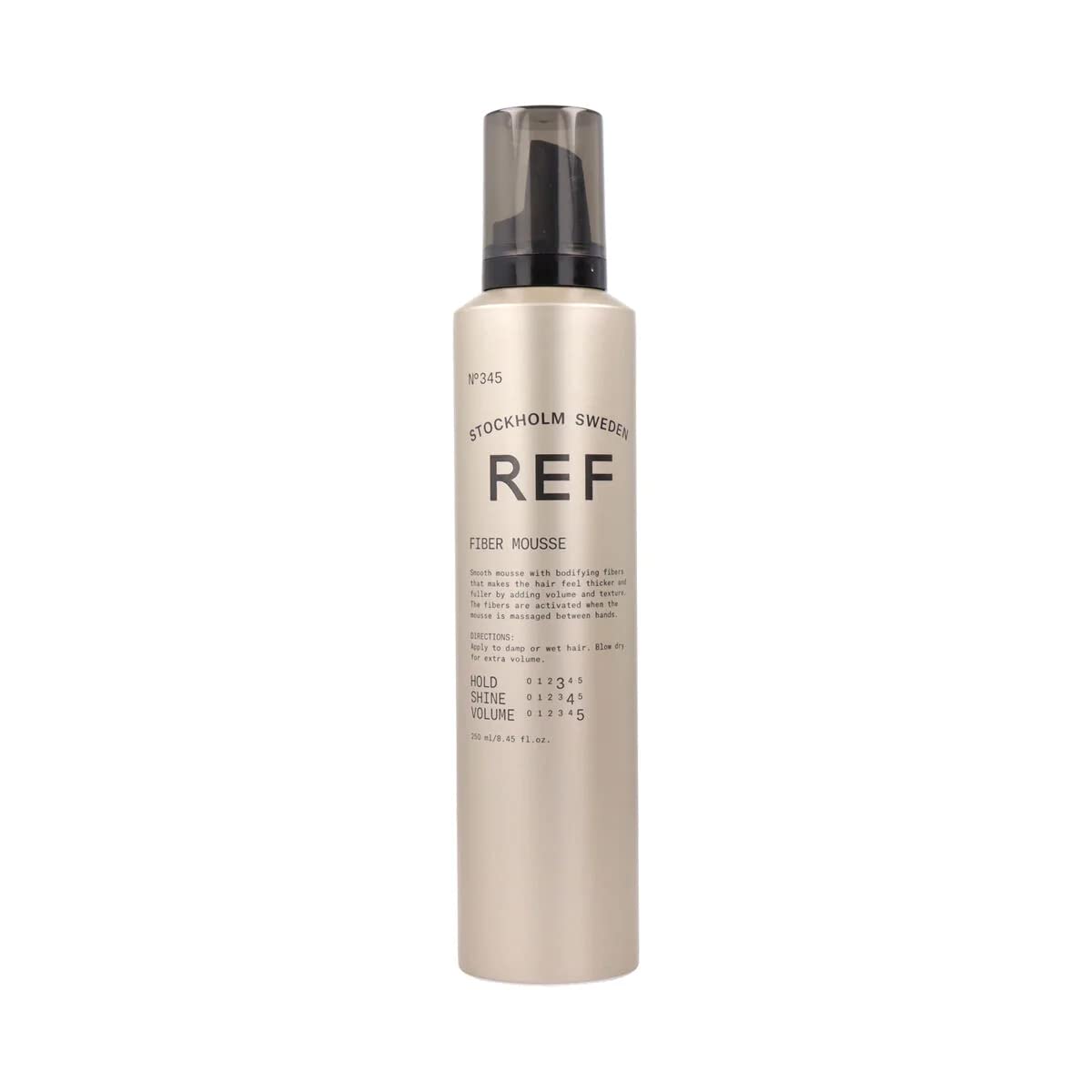 BabyFaceDiary Reference Ref 345 front packaging showing 8.45 oz can and volumizing benefit