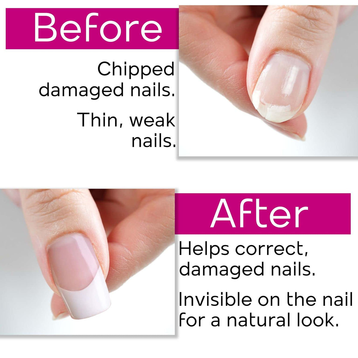 BACKSCRATCHERS finished nail with polish over wrap, illustrating smooth, salon-ready look benefit
