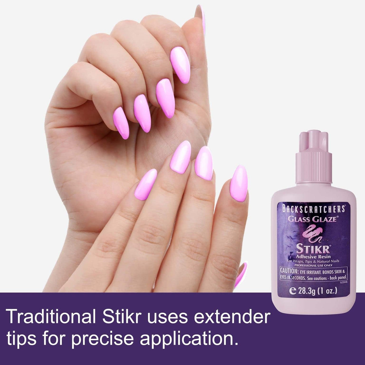 BACKSCRATCHERS resin texture close-up highlighting smooth self-leveling finish benefit