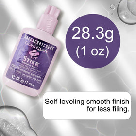 BACKSCRATCHERS resin on a manicure station in use showing salon-quality DIY benefit