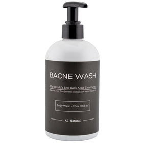 Bacne Bar front bottle showing clean label and product benefit