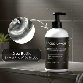 Bacne Bar bottle in hand size comparison for portion and scale clarity
