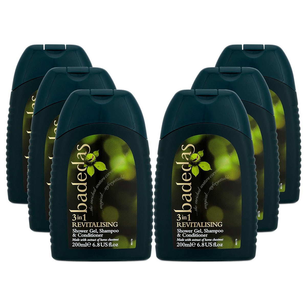 Badedas front packaging showing 200ml bottle and clear branding for convenience