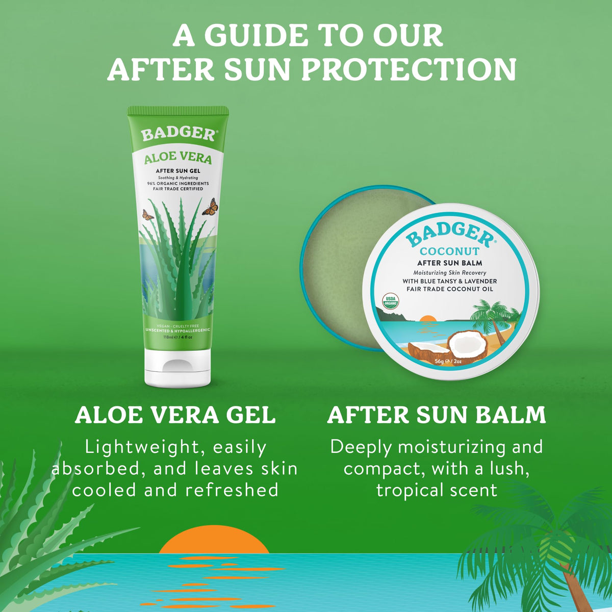 Badger gel on damp hair near scalp showing lightweight hydration benefit