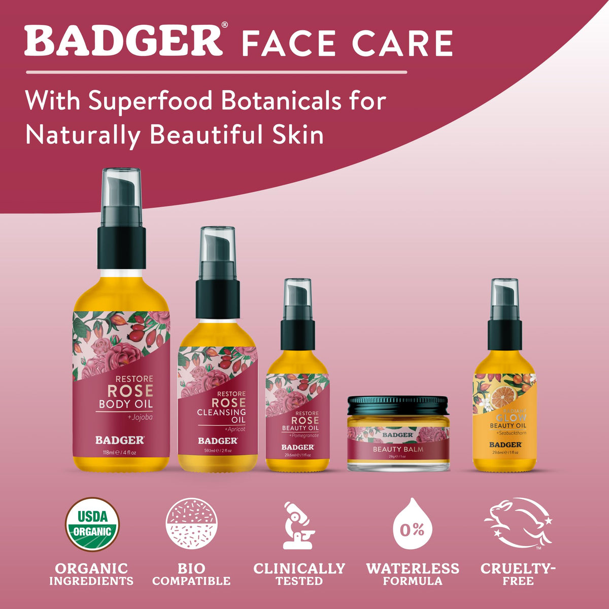 Badger applying balm on hand to demonstrate moisturization and quick absorption
