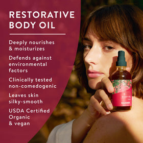 Badger label detail highlighting organic ingredients and scent