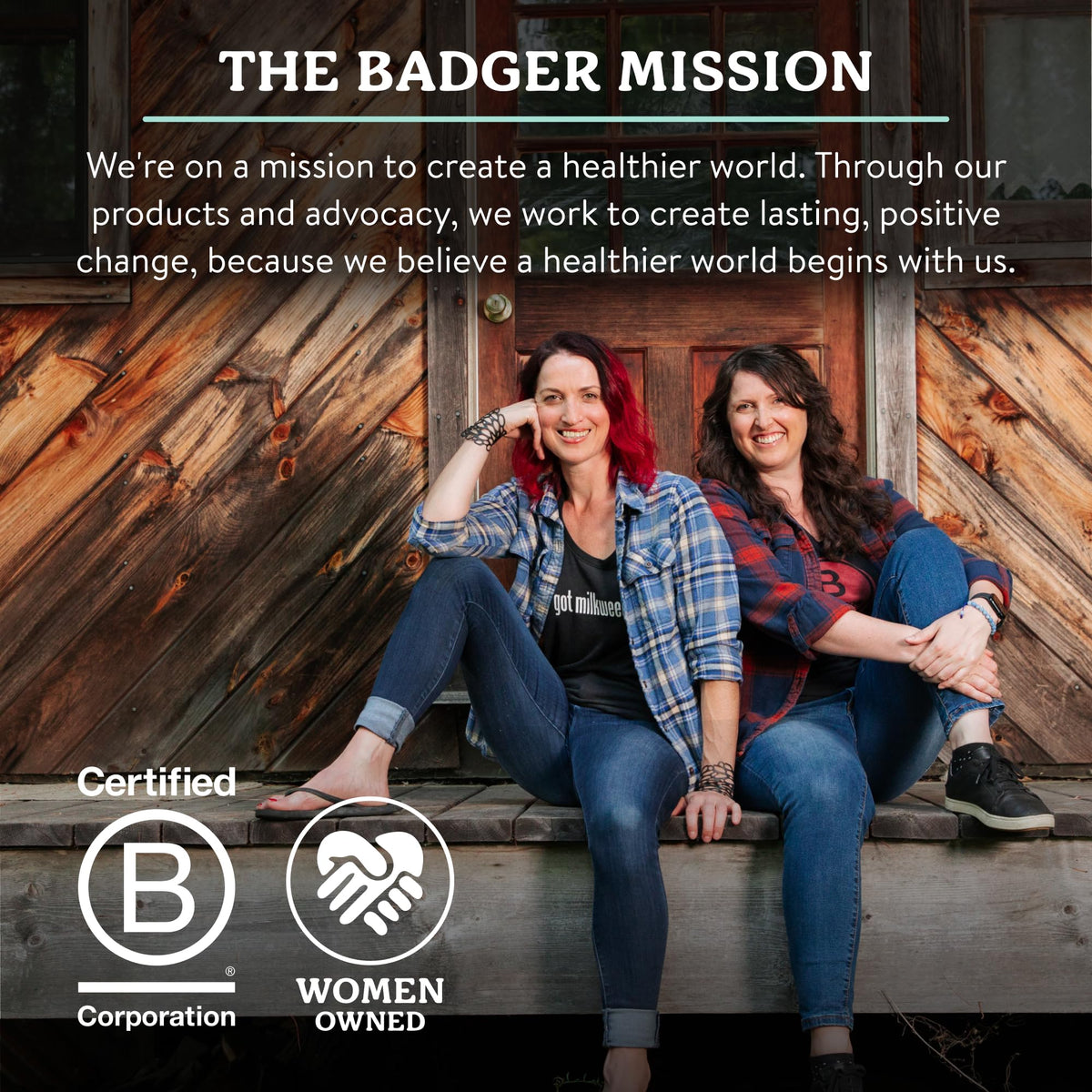 Badger two-pack display of tubes emphasizing value and convenient backup supply