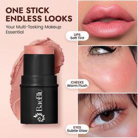 BaeBlu used as eye tint showing versatile multi-use benefit