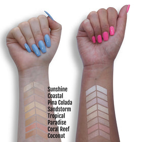 BaeBlu concealer on bathroom counter lifestyle shot suggesting daily routine compatibility