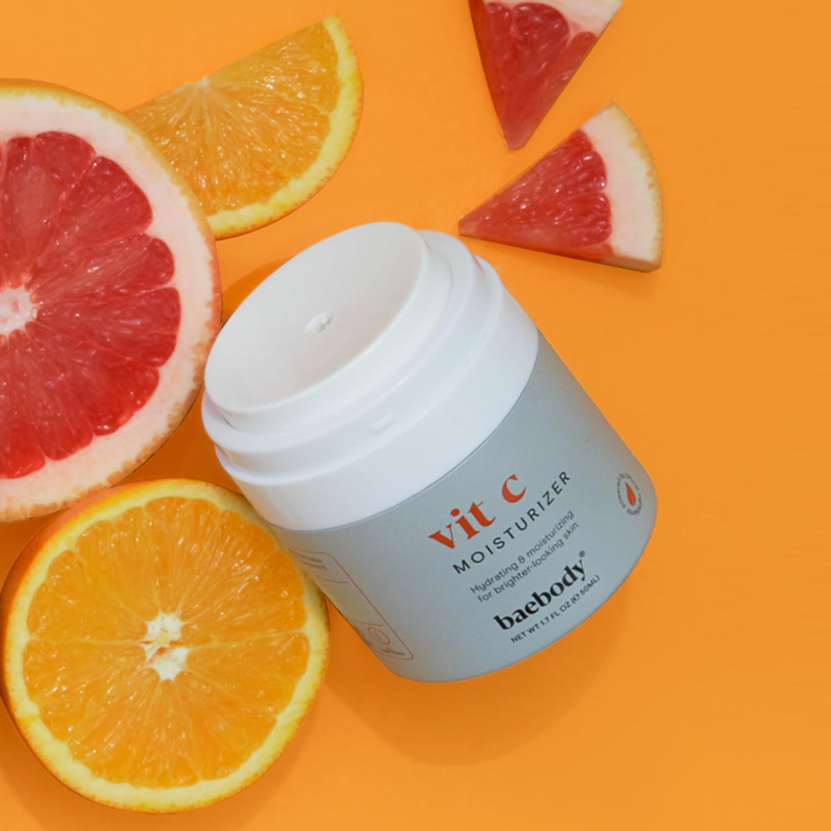 Baebody moisturizer with sunscreen showing ideal morning layering