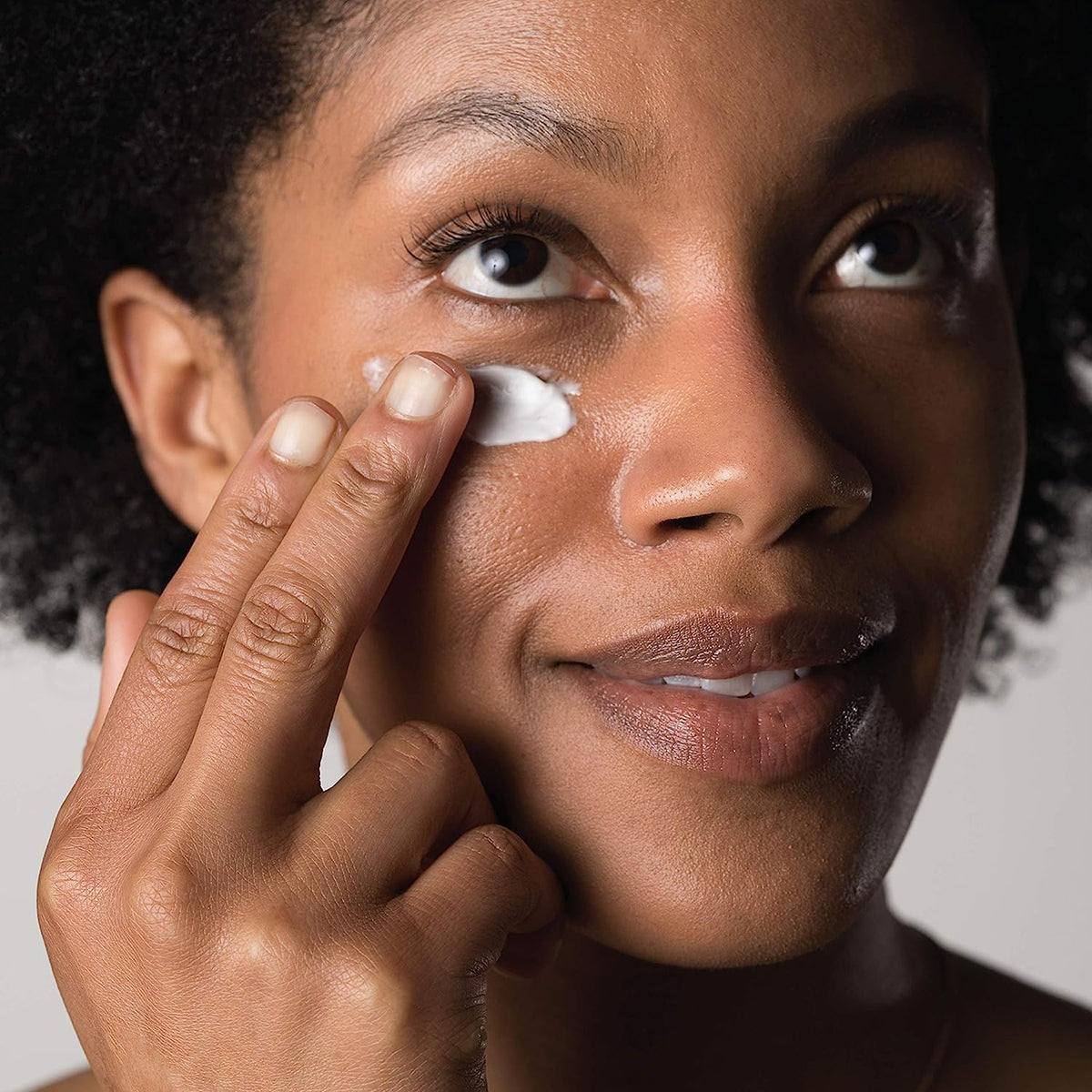 Baebody eye cream on bathroom vanity suggesting daily skincare ritual
