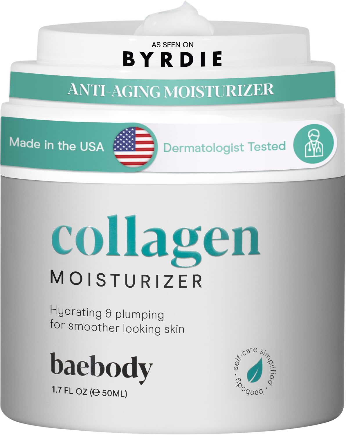 Baebody front packaging showing moisturizer and brand for clear recognition and appeal