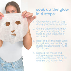 Baebody hand applying remaining essence to skin to lock in moisture