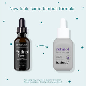 Baebody dropper dispensing serum demonstrating controlled application