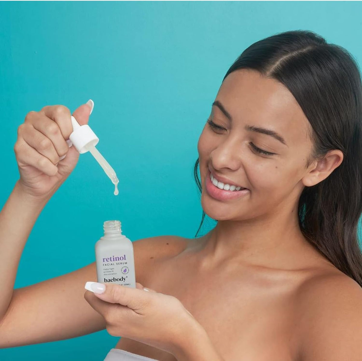 Baebody ingredient label close-up showing key actives and safety