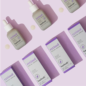 Baebody serum texture on hand highlighting lightweight absorption