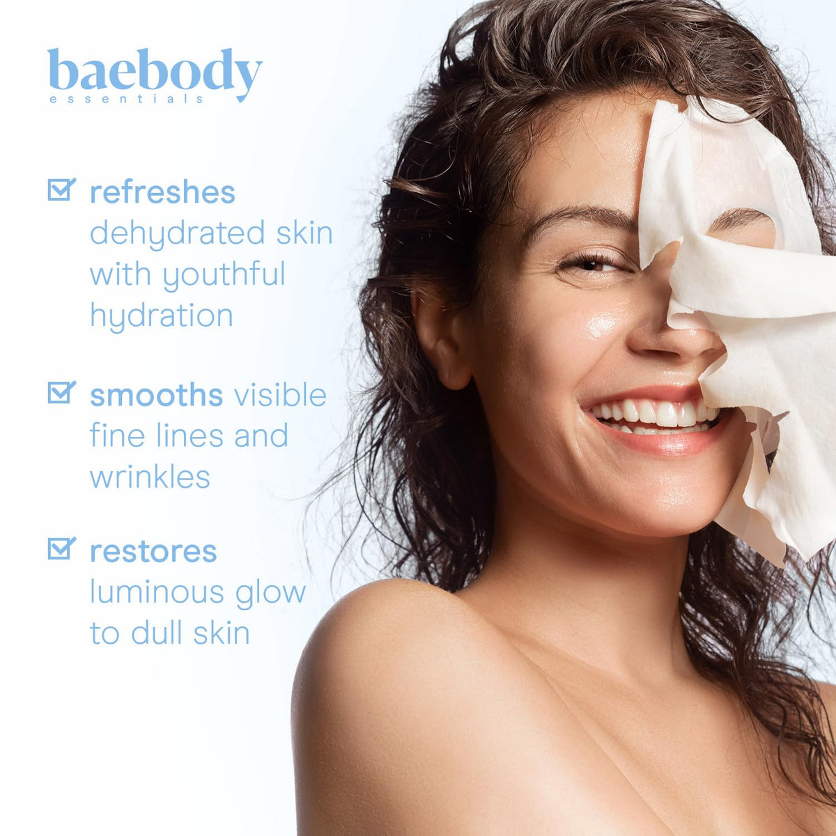 Baebody close-up of soft sheet texture highlighting gentle fit and comfort