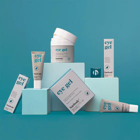 Baebody 50ml size comparison next to common bottle