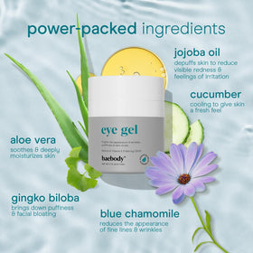 Baebody creamy-gel texture closeup for fast absorption