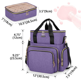 BAFASO carrying options showing shoulder strap and luggage strap convenience