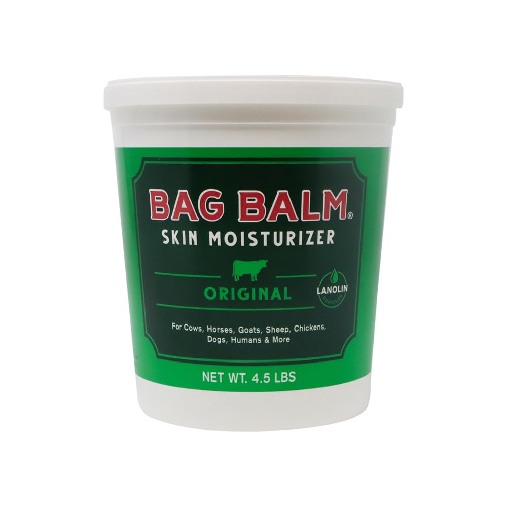 Bag Balm 72oz pail front view showing brand and size with durable packaging