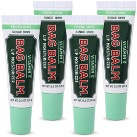 Bag Balm front packaging fresh mint showing brand and tube image for quick recognition and portability