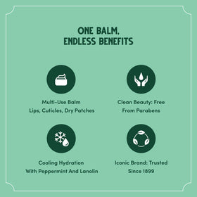 Bag Balm label close-up showing Vitamin E mention and clear ingredient focus