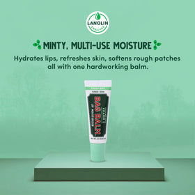 Bag Balm open cap and squeeze nozzle illustrating controlled application and mess-free use