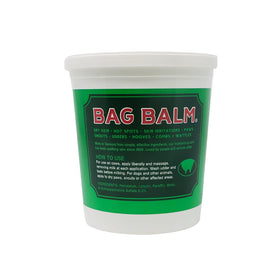 Bag Balm pail in a workshop setting offering heavy-duty relief for hands