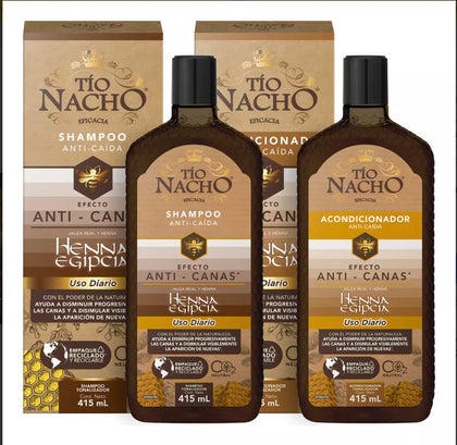 Bagues duo front packaging showing bottles and smoother, shinier hair benefit