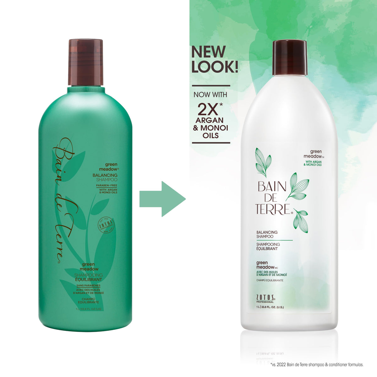 Bain de Terre close-up argan and monoi oils highlighting nourishing ingredients