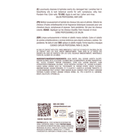 Bain de Terre back label ingredient list showing transparency benefit