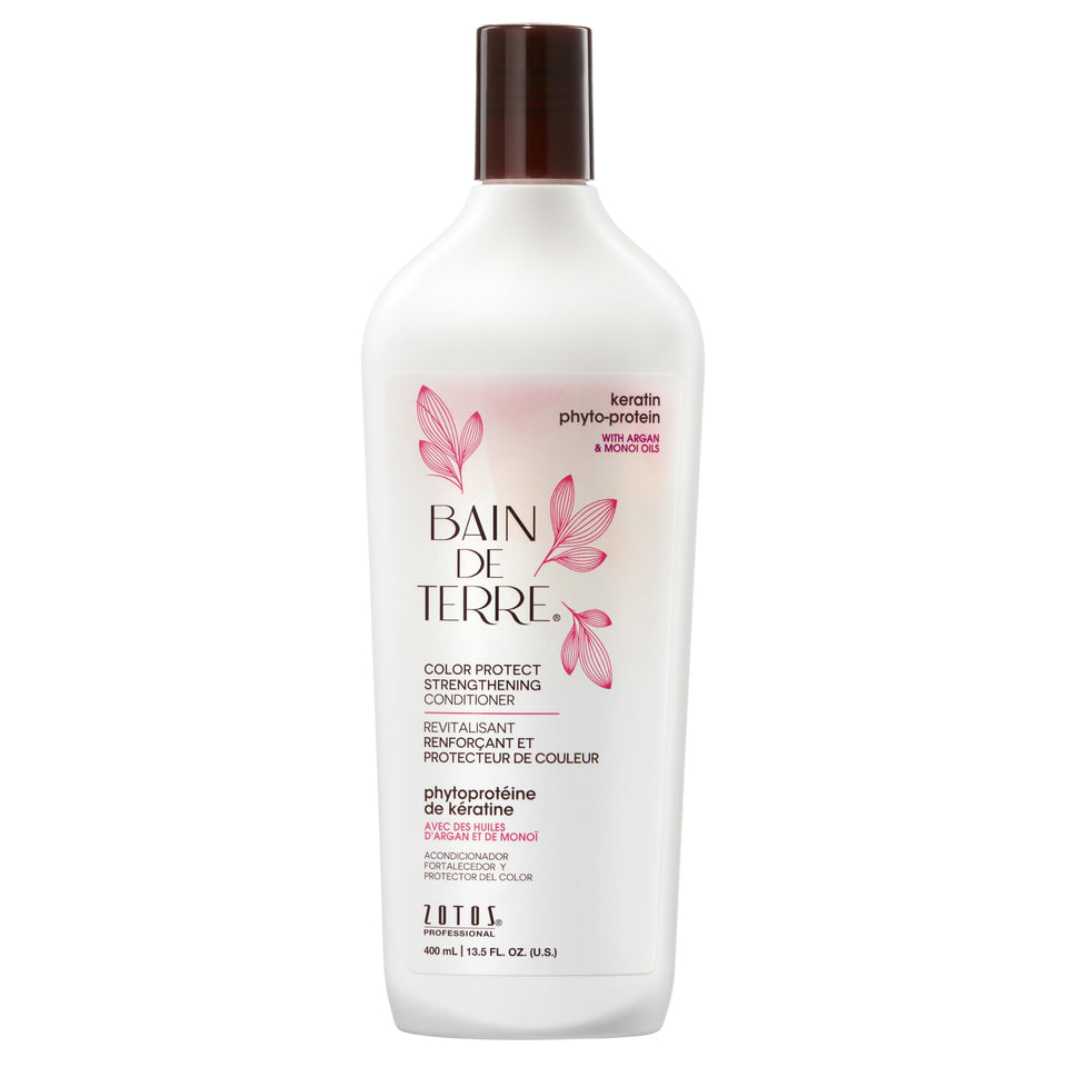 Bain de Terre front packaging 13.5 oz showing product benefits