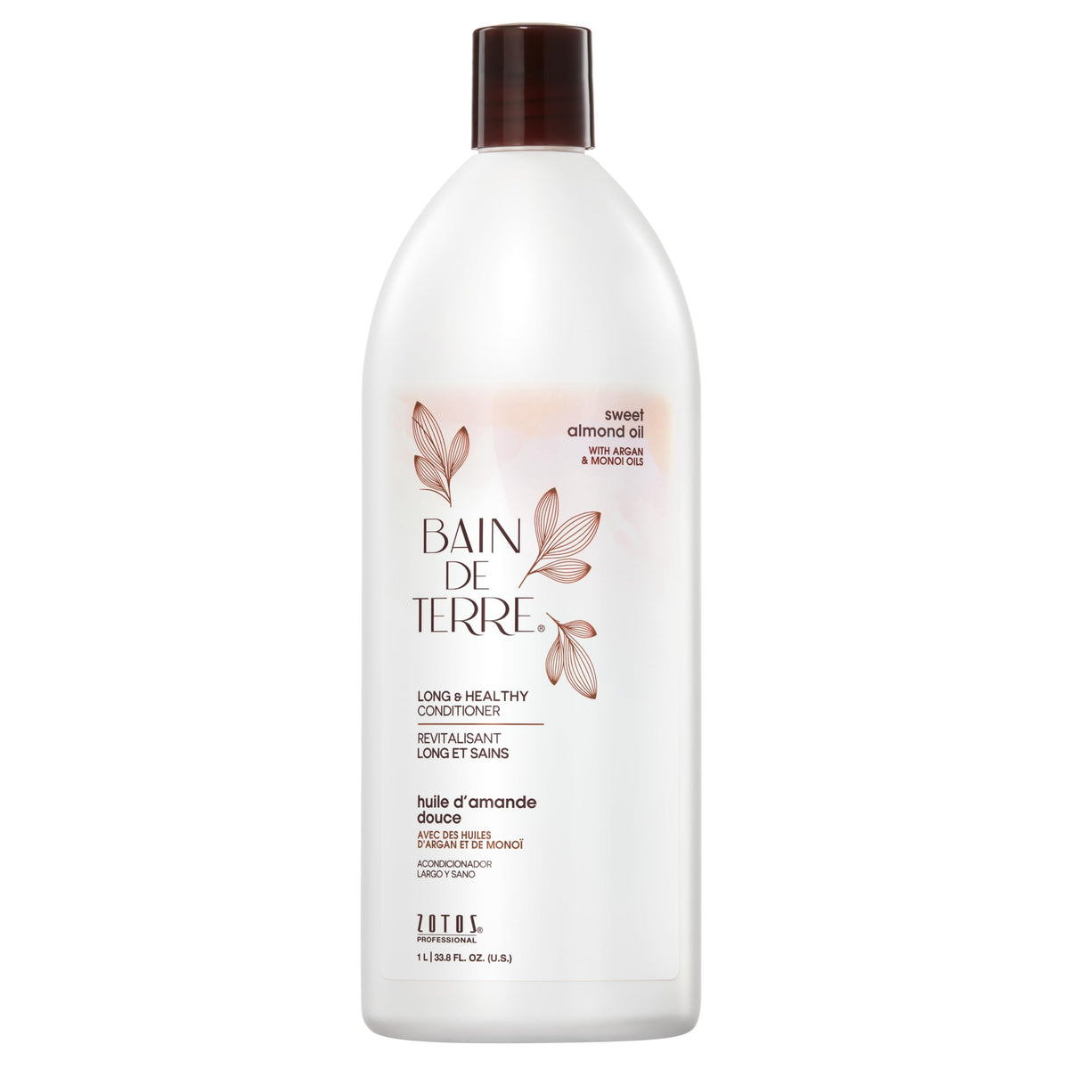 Bain de Terre front packaging showing bottle and product benefit