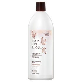 Bain de Terre front packaging showing bottle and product benefit