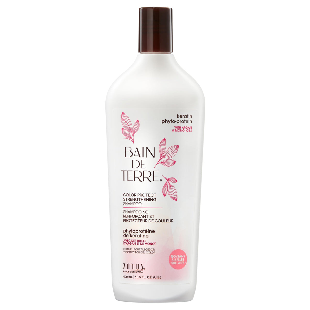 Bain de Terre front packaging showing bottle and product name for clear identification and trust