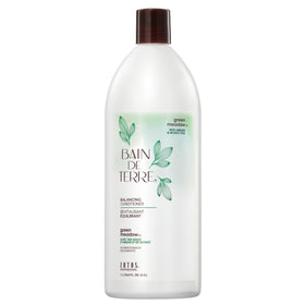 Bain de Terre front bottle showing Green Meadow label and size