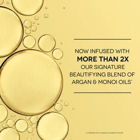 Bain de Terre before and after hair showing improved strength and shine