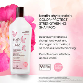 Close-up of argan and monoi oils with botanicals highlighting Bain de Terre nourishing ingredients