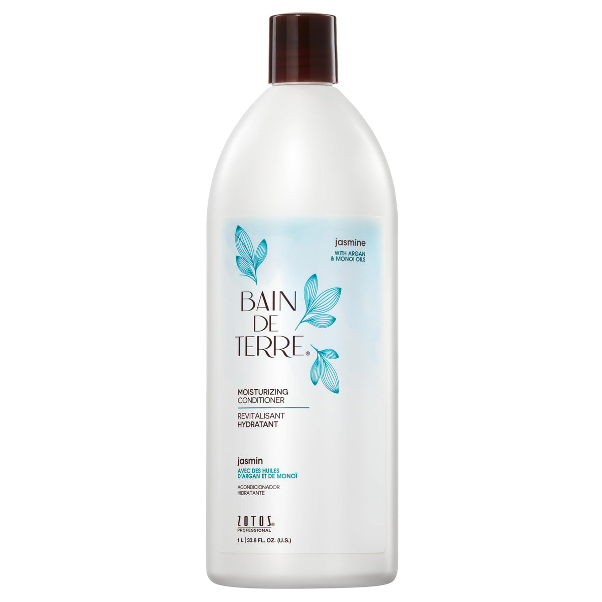 Bain de Terre bottle front view shows product and benefits