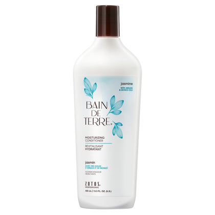 Bain de Terre front packaging showing bottle and jasmine scent benefit