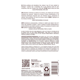 Bain de Terre label ingredients panel illustrating paraben-free formulation