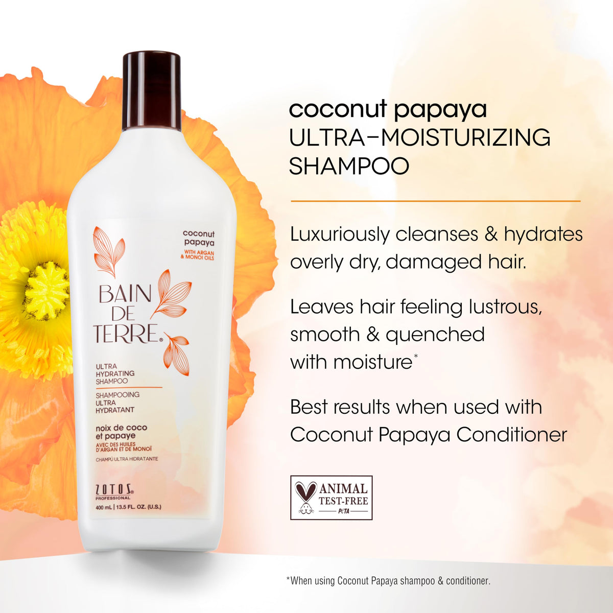 Bain de Terre creamy lather texture showing hydration benefit