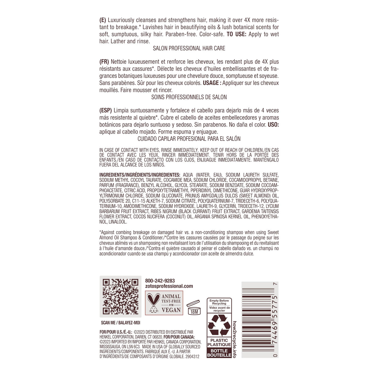 Bain de Terre after-wash long hair showing smooth shine and manageability benefit
