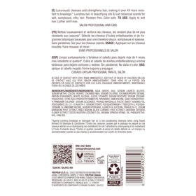 Bain de Terre after-wash long hair showing smooth shine and manageability benefit