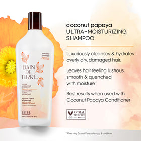 bain de terre shampoo foam texture demonstrating moisturizing lather