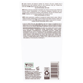 Bain de Terre Green Circle salon badge, signals sustainable professional testing