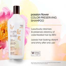 Bain de Terre creamy shampoo foam close-up showing texture and lather benefit