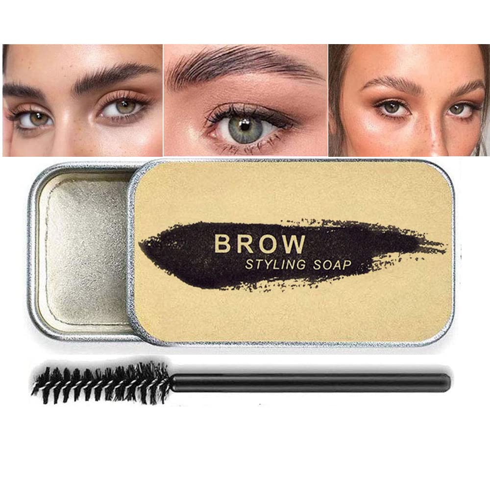 BAISEN DIARY eyebrow soap kit close-up for precise brow hold
