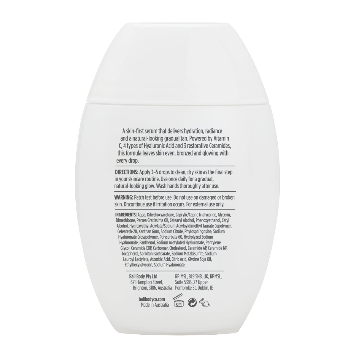 BALI BODY on bathroom vanity illustrating daily skincare routine integration